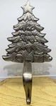 Noel Grandeur Christmas Tree Cast Iron Stocking Holder Heavy Metal Long Hook. Fixed Price $19.99.