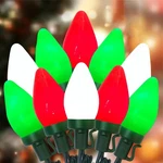 25FT Led Christmas Lights Outdoor C7 Vintage With Red.... Fixed Price $28.92.