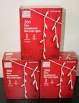 *lot Of 3* Home Accents 200 Clear Incandescent Mini Icicle Lights 1010 936 926. Fixed Price $19.39.