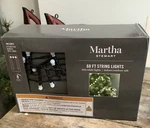 Martha Stewart 68 300 White Pearl Christmas Tree Lights New Box Indoor/outdoor. Fixed Price $21.90.
