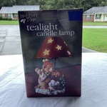 Holiday Time Christmas Teddy Bear Tealight Candle Lamp Brand New. Fixed Price $21.99.