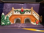 Holiday Time Tradition Vintage Christmas Bridge, Village Train 2004. Fixed Price $9.49.