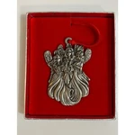 Wallace Silversmiths Pewter Angel Trio Ornament Nib. Fixed Price $7.99.