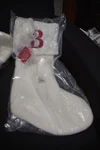 St. Nicholas Square Ivory Cable Knit Christmas Stocking Red "b" 21" New, Tags. Fixed Price $18.00.