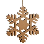 Allstate 18.5" Winter Light Country Rustic Silver Snowflake Christmas Ornament. Fixed Price $49.13.