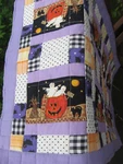 Halloween Spook House Dresser Scarf, Table Mat, 22" X 40.5". Fixed Price $34.95.