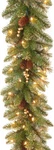 National Tree Company Pre-lit Artificial Christmas Garland Green Glittery Pine. Fixed Price $69.00.