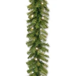 National Tree Company 9' X 10" Norwood Fir Garland / 50 Battery Operated Lights. Fixed Price $35.20.