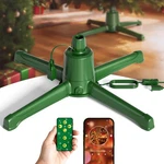 Coolwufan Musical Rotating Christmas Tree Stand With Remote Control, Built-in.... Fixed Price $129.20.
