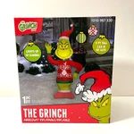 Grinch Max Sweater - 4 Ft Led Gemmy Airblown Inflatable Christmas Decor New. Fixed Price $24.99.