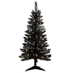 Liguanow 4FT Artificial Full Black Christmas Tree With Separate Lights, Not P.... Fixed Price $60.04.