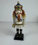 Christmas Holiday Nutcracker Ornament King With Crown And Sword Wooden 8. Fixed Price $14.99.