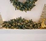 Bethlehem Lights 36" Swag With 3-IN-1 Micro Leds Blue Spruce Christmas Decor. Fixed Price $43.99.