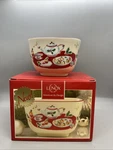 Lenox Vintage Holiday Christmas Porcelain Squared Nut Bowl/candy Dish/tray Nib. Fixed Price $24.99.