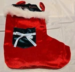 Hershey's Kisses Red Christmas Stocking W Green Pocket. Fixed Price $7.19.