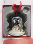 Things Remembered Lighted Couple Cloche Ornament Snowmen Christmas. Fixed Price $10.39.