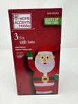 Santa 3.5 Ft Inflatable Christmas Airblown Led Home Accents Holiday Lights Up. Fixed Price $27.99.
