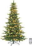 7.5FT Pre-lit Aspen Christmas Tree With Multicolor Led Lights & Metal Stand. Fixed Price $171.99.