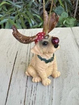 Golden Retriever Labrador Holiday Dog Ornament Sculpture Reindeer Rudolph Pup 3. Fixed Price $16.99.