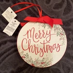 Burton + Wooden Christmas Ornament Merry **nwt** Free Shipping. Fixed Price $12.00.