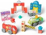 Melissa & Doug Blockables City Snap Play Wooden Blocks Set, 122PCS. Fixed Price $46.99.