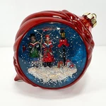 Winter Lane Christmas Ornament Display Snow Globe Musical Lights Up Box Hsn. Fixed Price $39.95.