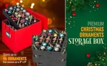 New 96CT Holdn Storage Christmas Ornament Container Box W/dividers & Free Ship!. Fixed Price $21.99.