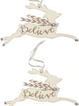 Cottagecore Reindeer Christmas Ornaments, Farmhouse Decor For Holiday De.... Fixed Price $6.04.