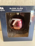Virginia Tech Blown Glass Ornament Evergreen Round Hokies Football College. Fixed Price $17.99.