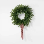 26" Fresh Cut Pine Christmas Holiday Wreath Threshold Designed With Studio Mcgee. Fixed Price $49.99.