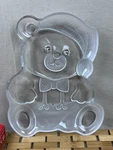 Mikasa Crystal Christmas Bear Clear Platter 11.5 WY166/312 With Box Open Vg+. Fixed Price $16.96.