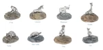 Ganz E9 Home Garden Decor Animal Figurine On Rock Base 1.75IN Choose. Fixed Price $10.99.