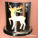 New Beautiful Reindeer Holiday Christmas Tea Light Candle Holder 5 Tall. Fixed Price $9.99.