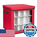 Honey-can-do 48-ORNAMENT Storage Box, Red SFT-08360. Fixed Price $26.15.