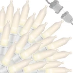 Lamphome 100 Count White Frost Christmas Lights,mini Clear 21FT .... Fixed Price $18.42.