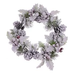 Vickerman 12" Artificial Frosted Green Berry/pinecone Wreath. Fixed Price $28.99.