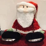 Animal Adventure 2017 Santa Claus In Skates 16 Plush Stuffed Gleeful Glider Nwt. Fixed Price $24.99.