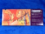Gki Miniature Vintage Christmas Indoor / Outdoor Set 50 Purple Nos!. Fixed Price $12.75.