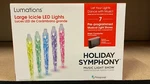 Lumations Holiday Symphony 5 Ct Icicle Led Multicolor Dome Music Light Show. Fixed Price $89.99.