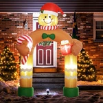 Outsunny 9.2' Christmas Inflatables Gingerbread Man Arch With White Led Light.... Fixed Price $57.38.