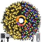 262FT 800 Led Color Changing Christmas Lights Outdoor Indoor, Warm White Mult.... Fixed Price $75.52.