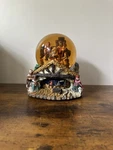 Vintage 1999 Grandeur Noel Musical Nativity Water Globe - 150MM Revolving Base. Fixed Price $85.00.