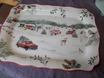 Better Homes Gardens Large Serving Platter Tray Heritage Christmas Holiday. Fixed Price $31.20.