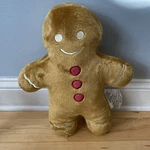 Target Bullseye Playground Christmas Gingerbread Man Throw Pillow 14.5" Nwot. Fixed Price $8.25.