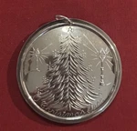 1982 Towle Sterling Silver Melodies Ornament Christmas Tree. Fixed Price $45.00.