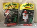 Vintage 1999 Plastifoam Fun With Socks Christmas Ornament Craft Kits Santa Teddy. Fixed Price $10.99.