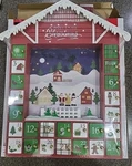 Christmas Countdown Lighted Advent Calendar Wood House Santa Reindeer Holiday. Fixed Price $27.59.