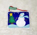 Midwest Of Cannon Falls Christmas Tree Snowman Vtg Hand Stitched Pillow Ornament. Fixed Price $10.99.