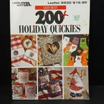 Our Best 200 + Holiday Quickies - Leisure Arts Cross Stitch Leaflet 2930 Book. Fixed Price $9.95.