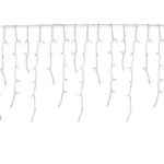 18' Warm White 240 Led Premium Christmas Icicle Light Set Outdoor Holiday Decor. Fixed Price $38.00.
